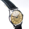 LeCoultre Stainless Steel 1940s Jaeger Caliber 450/3A 24 Hour Rare Two Tone Dial
