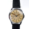 LeCoultre Stainless Steel 1940s Jaeger Caliber 450/3A 24 Hour Rare Two Tone Dial